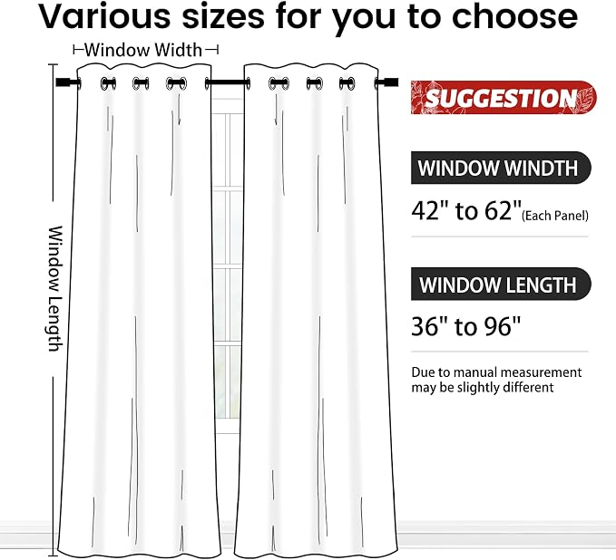 SimpleHome 100% Blackout Curtains - Image 2