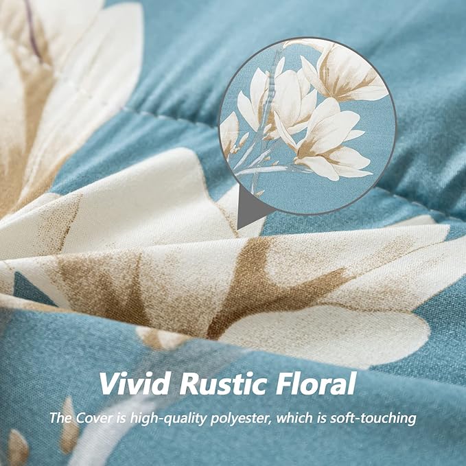MAXYOYO Floral Printed Futon Mattress, Japanese Floor Mattress Quilted Bed Mattress, Extra Thick Folding Sleeping Pad Breathable Floor Lounger Guest Bed for Camping, Twin Size