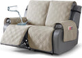 TAOCOCO 100% Waterproof Loveseat Recliner Cover, Non Slip Split Loveseat Covers by TAOCOCO