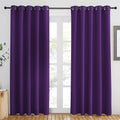 NICETOWN Royal Purple Blackout Curtains 84 inch Length, Grommet Top Room by NICETOWN