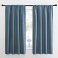 NICETOWN Blackout Curtains for Bedroom, Smoky Blue, 1 Pair, 42 by 45-inch by NICETOWN