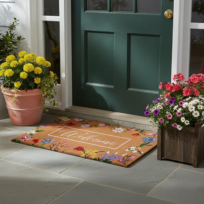 Calloway Mills Butterfly Garden Welcome Doormat 24 x 36 - Image 2