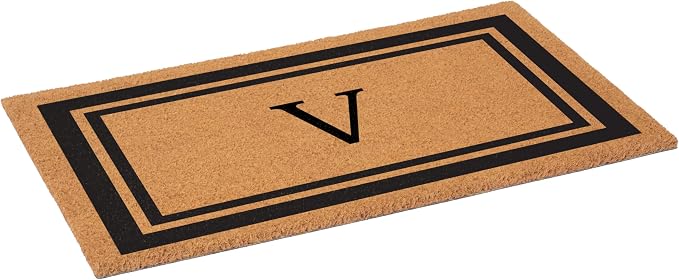 Calloway Mills 152962436V Black Border 24" x 36" Monogram Doormat - Image 4