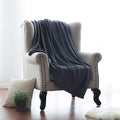 Bedsure GentleSoft Fleece Throw Blanket Dark Grey by Unknown