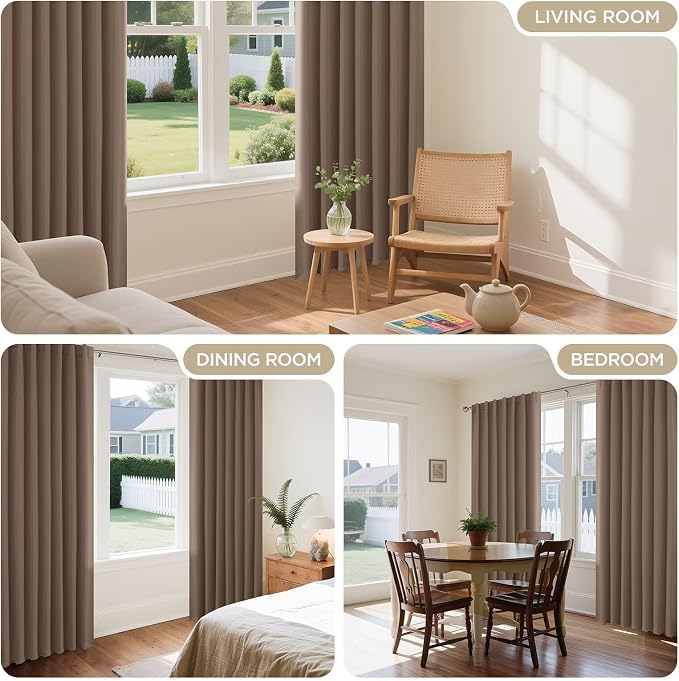 Joydeco 72 Inch Blackout Curtains - Image 4