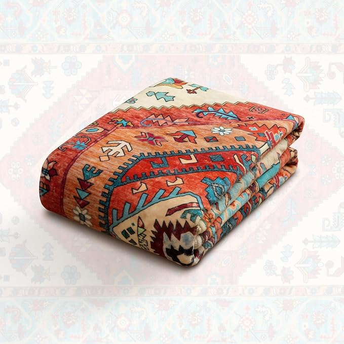 SERISSA 4x6 Washable Non Slip Boho Area Rug - Image 7