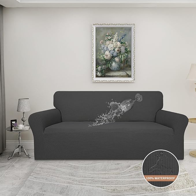 Easy-Going 100% Waterproof Couch Cover, 3 Cushion Oversized Sofa Cover | - Image 2