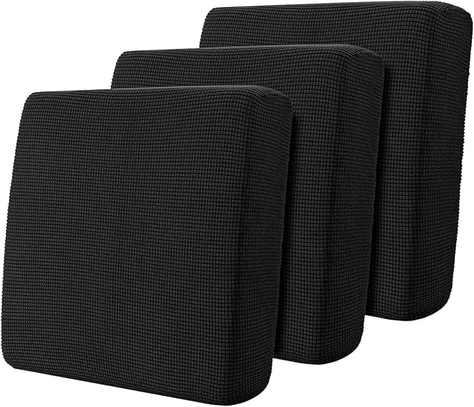 Hokway Stretch Couch Cushion Covers, 3 Piece Individual Sofa Cushion by Hokway