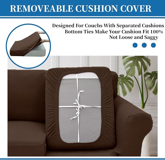 XINEAGE 2026 New 3 Pieces Couch Covers - Image 6