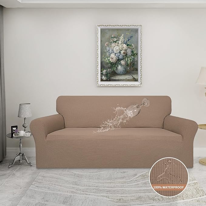 Easy-Going 100% Waterproof Couch Cover, 3 Cushion Oversized Sofa Cover | - Image 2
