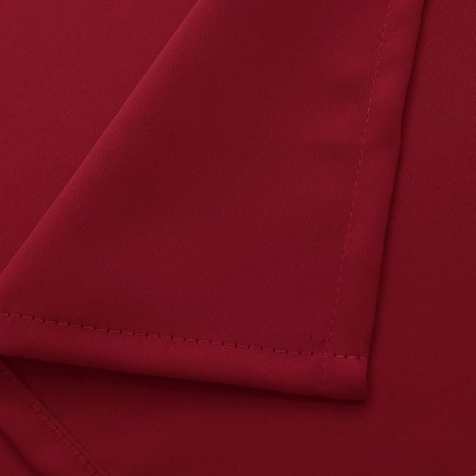 RV Blackout Curtains for Bedroom, 52 x 36 Inches Long Christmas Red | Thermal - Image 8