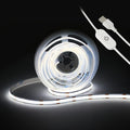 Led Strip Lights 5V USB 6.56ft/2m 640 LEDs Touch stepless Dimmable USB COB LED Strip Light 6000K White 10W Flexible 5v led Lights for Bedroom Kitchen,DIY Lighting Room Decor tv led Lights