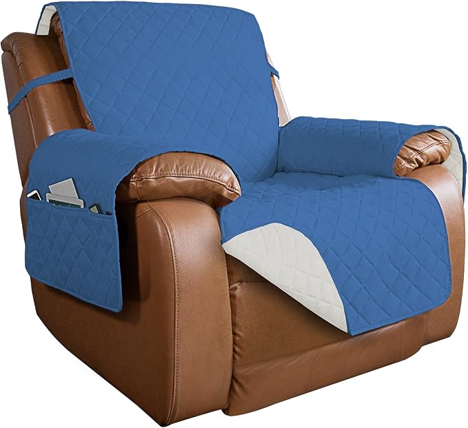 PureFit Reversible Recliner Chair Covers Couch Covers by PureFit