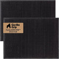 GORILLA GRIP® Ultra Absorbent Front Door Mat Outside Entrance, Traps Dirt and by Unknown