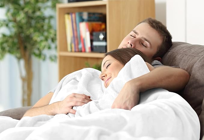 Utopia Bedding Ultra Soft Fleece Bed Blanket Queen Size White | Microfiber - Image 6