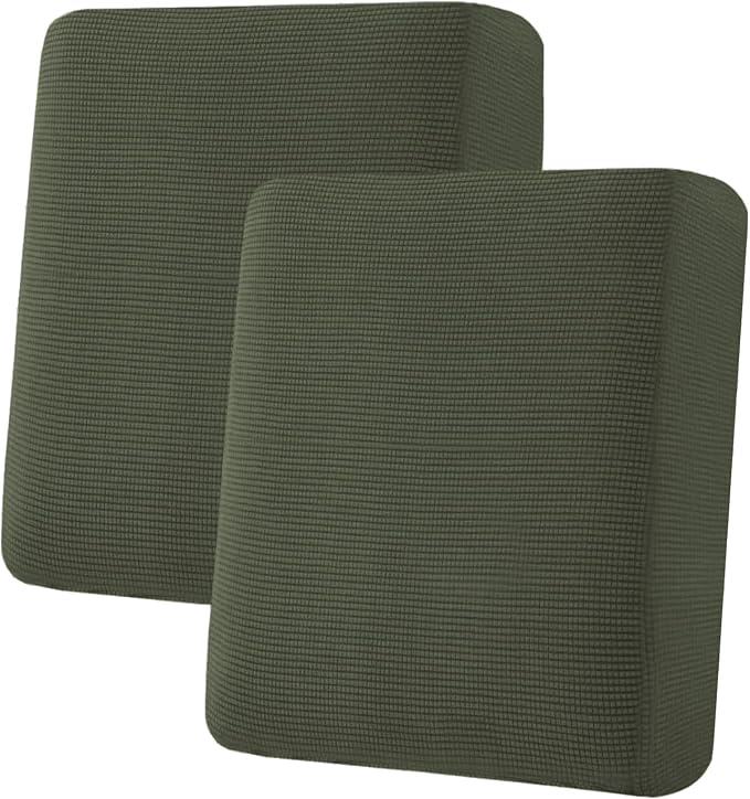 H.VERSAILTEX Super Stretch Individual Seat Cushion Covers Sofa Covers Couch by HVERSAILTEX