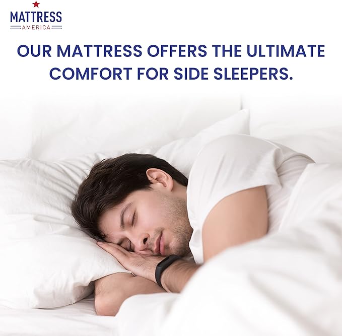 Queen Mattress America Revive Gel Memory Foam Mattress Fiberglass Free, 12 Inch , Queen