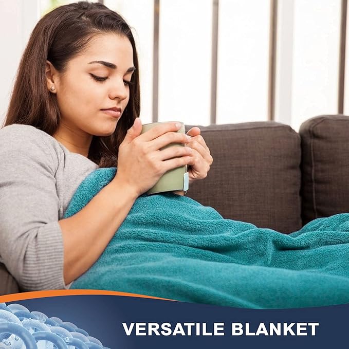 Walensee Fleece Blanket Plush Throw Fuzzy Lightweight (Twin Size 60x80 Teal) Super Soft Microfiber Flannel Blankets for Couch, Bed, Sofa Ultra Luxurious Warm and Cozy for All Seasons