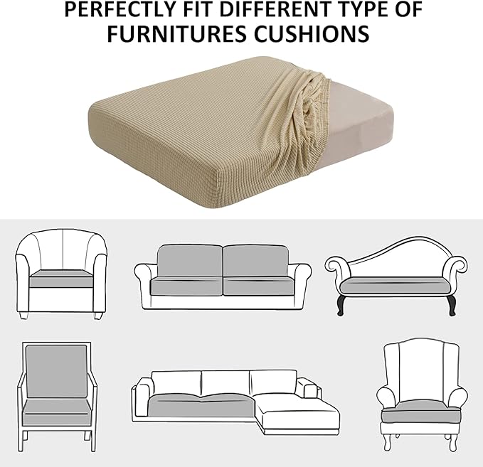 Water Resistance Sofa Seat Cushion Covers RV Couch Covers Stretch Furniture - Image 7