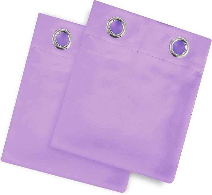 Blackout Curtains 38 x 84 inch/Lavender Curtains Set of 2 Panels/Thermal - Image 9