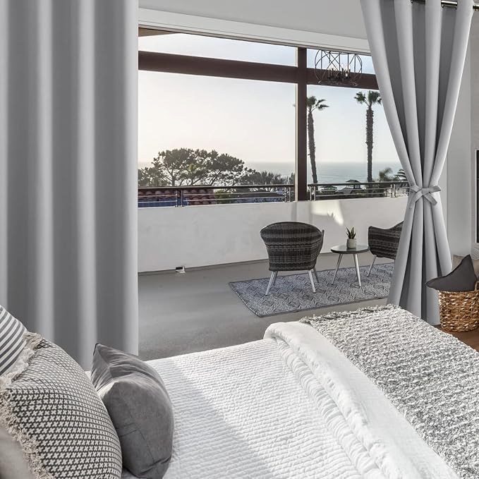 Blackout Curtains for Bedroom, 38 x 84 Inch, 2 Panels | Thermal Insulated & - Image 9