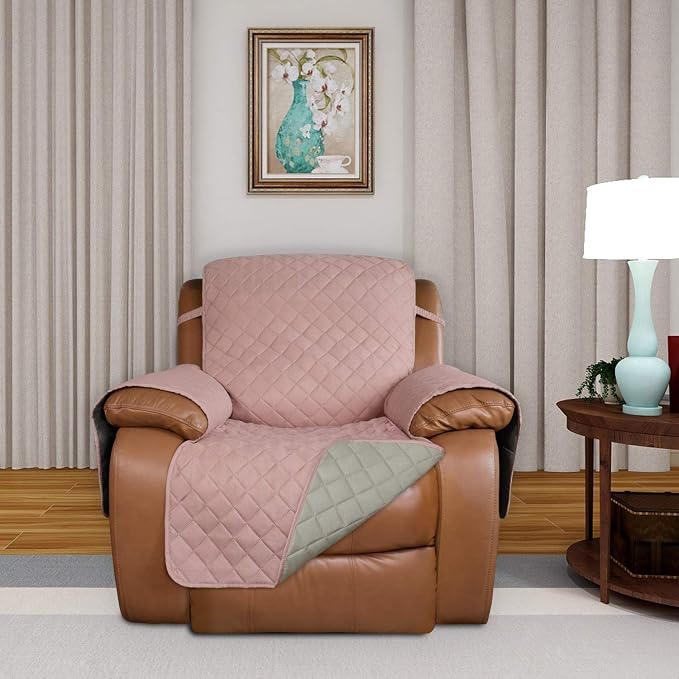 PureFit Reversible Recliner Chair Covers Couch Covers - Image 2