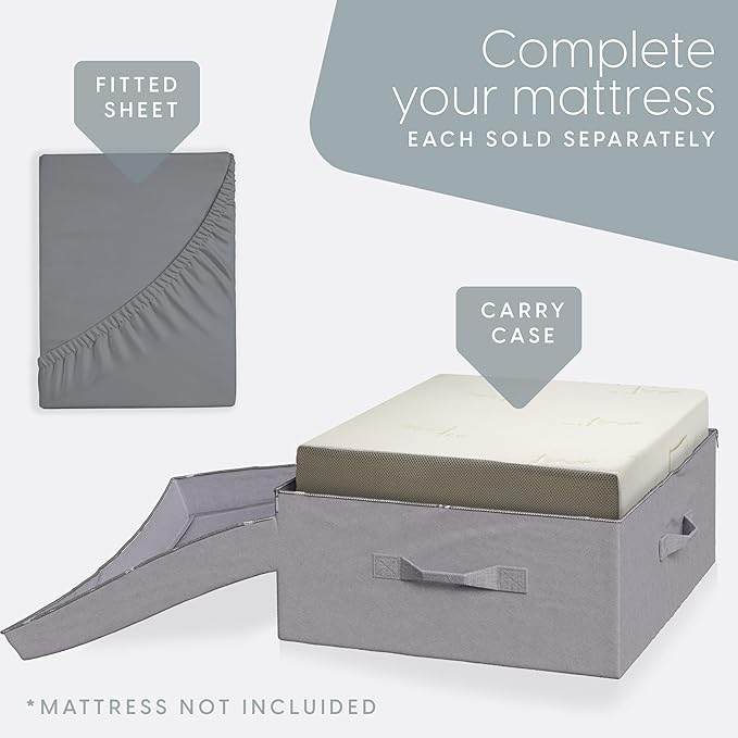 Milliard Carry Case for the Tri Folding Mattress Cot Size (75" x 31" x 4") (Mattress NOT Included)