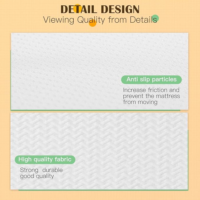 PayLessHere 8 inch Memory Foam Mattress Cooling Gel Green Tea Infused Mattress,CertiPUR-US Certified,Breathable Bed Mattress for Cooler Sleep Supportive & Pressure Relief,White Twin