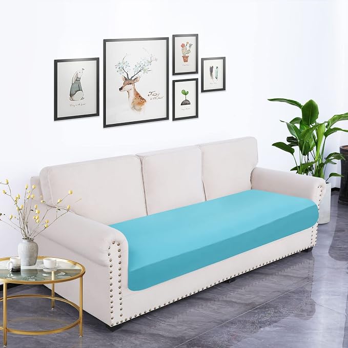 Waterproof Couch Cushion Covers, Stretch Sofa Seat Slipcovers | Stretch Fabric - Image 7