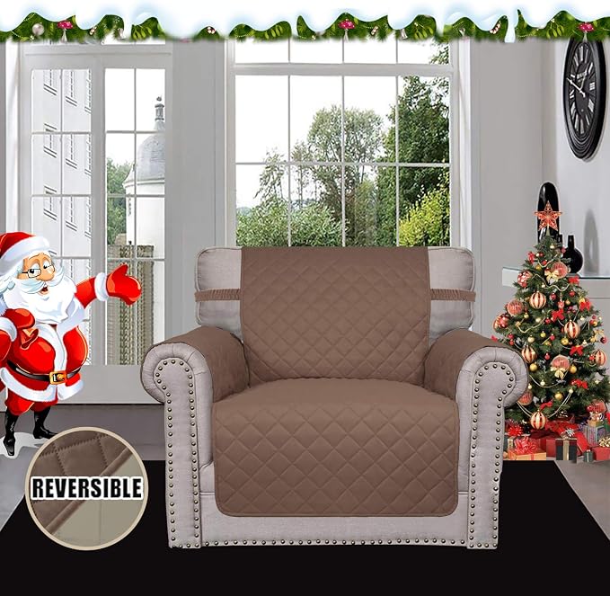 Easy-Going Reversible Couch Cover, Small Chair, Water Resistant Furniture Mat - Image 2