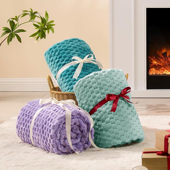 BEDELITE Haze Blue Twin Blanket - Image 5