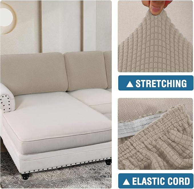 H.VERSAILTEX Backrest Cushion Covers Sectional Couch Back Cushion Covers - Image 6