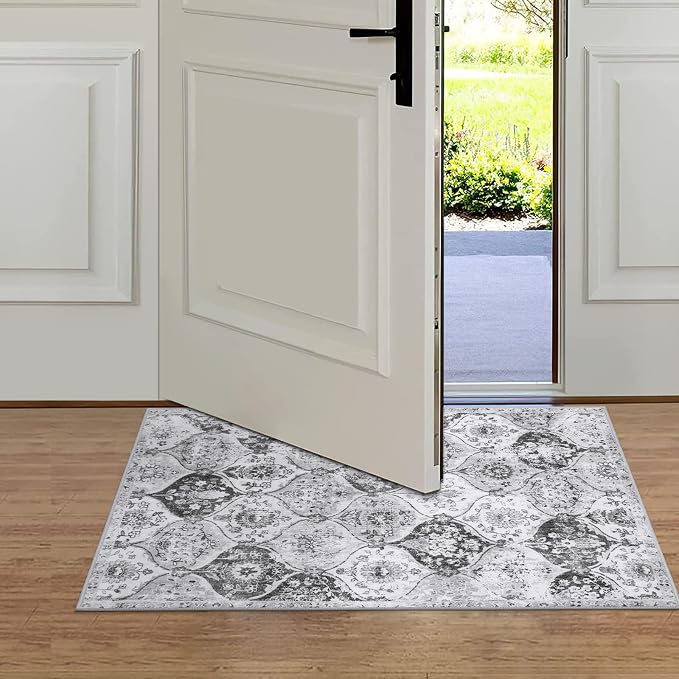 Lahome Moroccan 2x3 Rugs for Entryway, Soft Kitchen Rugs Non Slip Washable | - Image 5