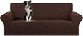 Stretch Oversized Couch Covers for Sofa Slipcover, Chocolate | 1-Piece Washable by KEKUOU