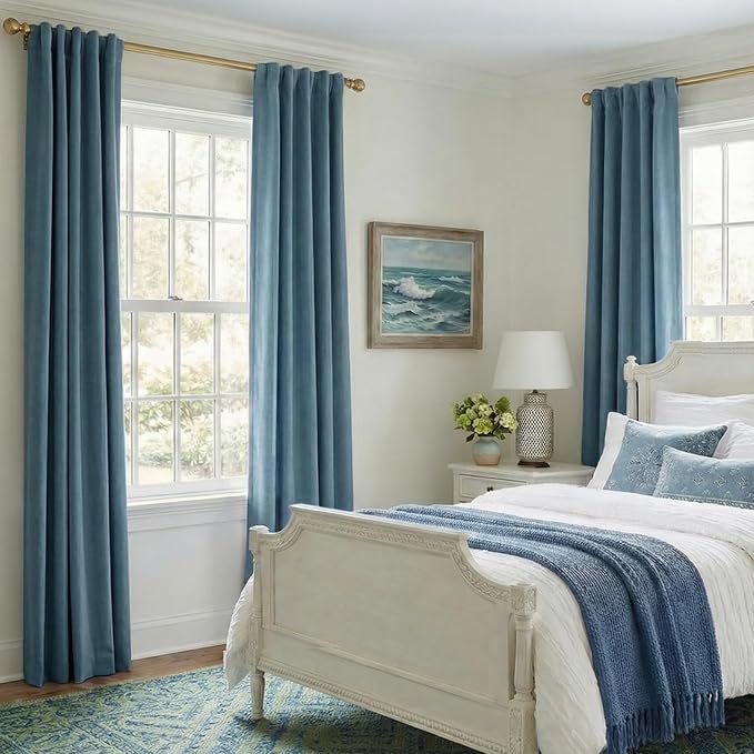 INOVADAY 100% Blackout Linen Curtains - Image 6