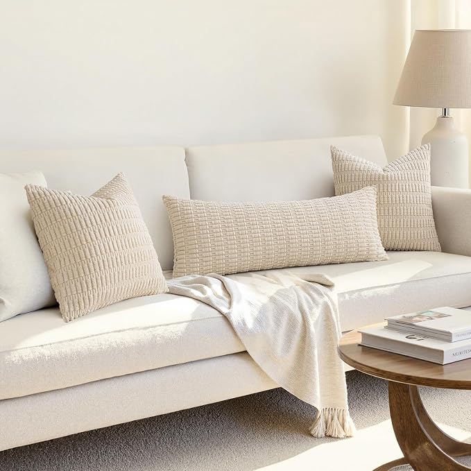MIULEE Lumbar Corduroy Throw Pillow Cover - Image 4