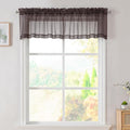 Simplebrand Chocolate Valances 14 Inches Long by Simplebrand