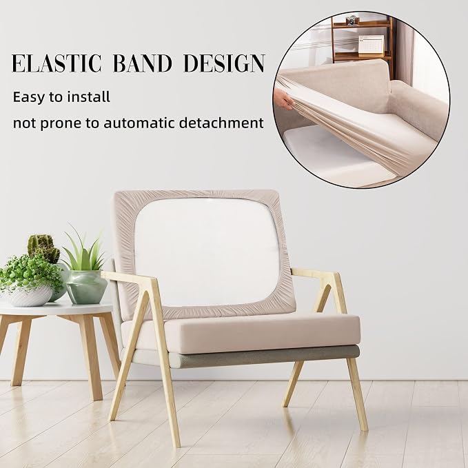 8PCS Patio Cushion Covers.Patio Furniture Couch SeatSlipcovers | Washable - Image 5