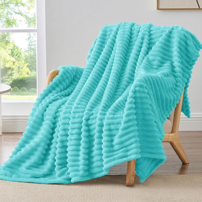 BEDELITE Ribbed Twin Blanket for Couch & Bed, Warm Yet Lightweight, Ribbed by BEDELITE