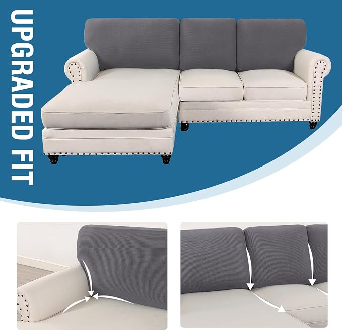 H.VERSAILTEX Backrest Cushion Covers Sectional Couch Back Cushion Covers - Image 7