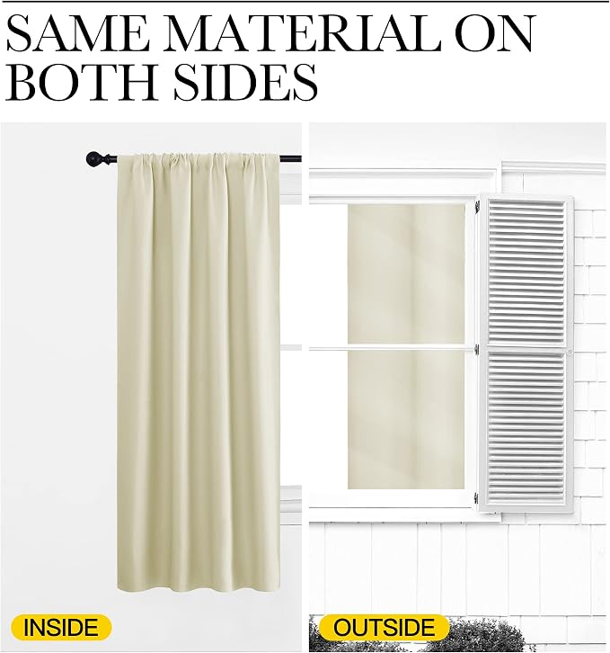 NICETOWN Blackout Curtains for Bedroom, Home Decorations Thermal Insulated - Image 5