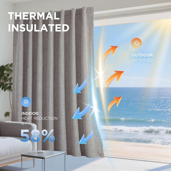 Joydeco Blackout Curtains for Bedroom - Image 6