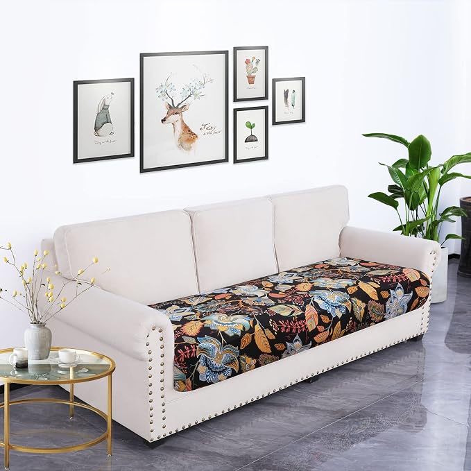 Printed Couch Cushion Covers, Sofa Covers Washable - Image 5