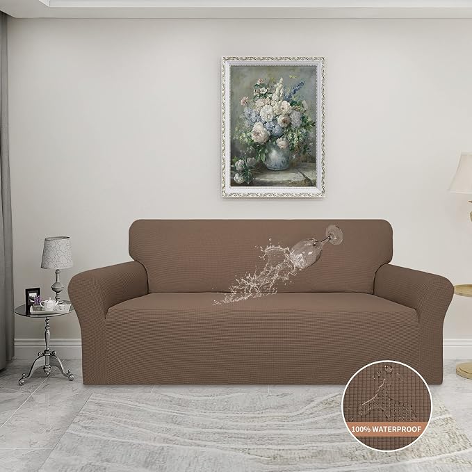 Easy-Going 100% Waterproof Couch Cover, 3 Cushion Couch Slipcover - Image 2