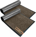 GORILLA GRIP Waterproof Traffic Guard Door Mat, 2 Pack, Indoor Outdoor Heavy by Unknown