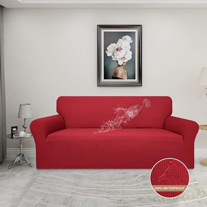 Easy-Going 100% Waterproof Couch Cover, 3 Cushion Oversized Sofa Cover | - Image 2