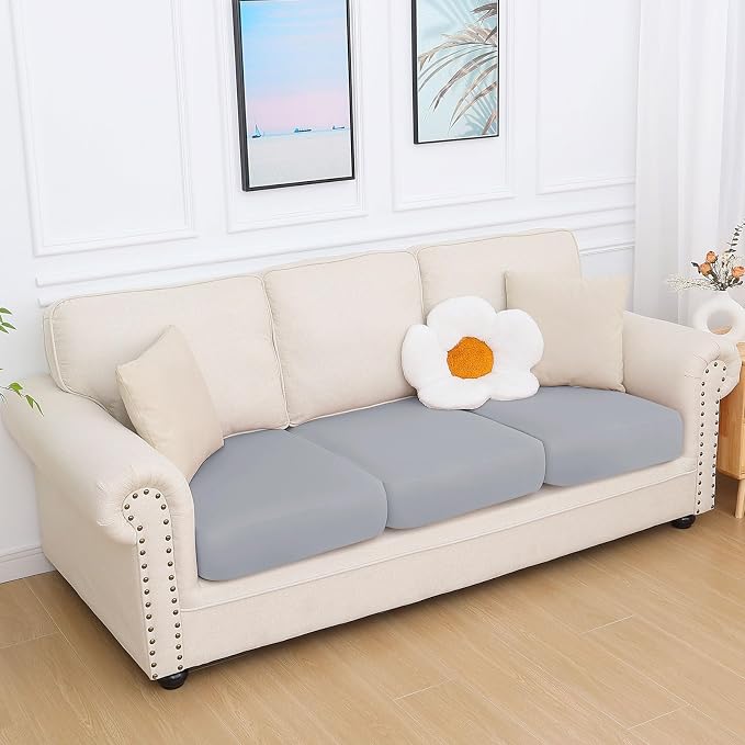 Milk Silk Couch Cushion Covers, Sofa Covers - Image 7