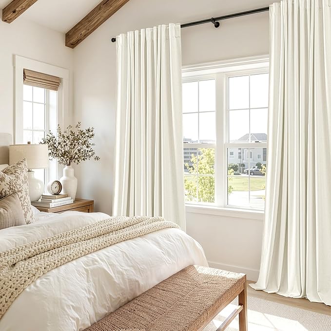 MIULEE 100% Blackout Linen Curtains - Image 6