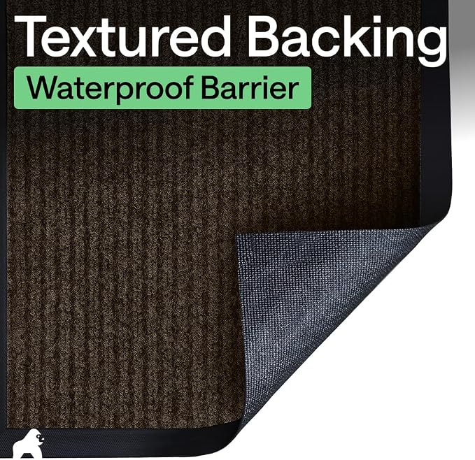 GORILLA GRIP Waterproof Traffic Guard Door Mat, Indoor and Outdoor Heavy Duty - Image 6