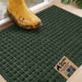 GORILLA GRIP® Ultra Absorbent Front Door Mat Outside Entrance, Traps Dirt and by Unknown